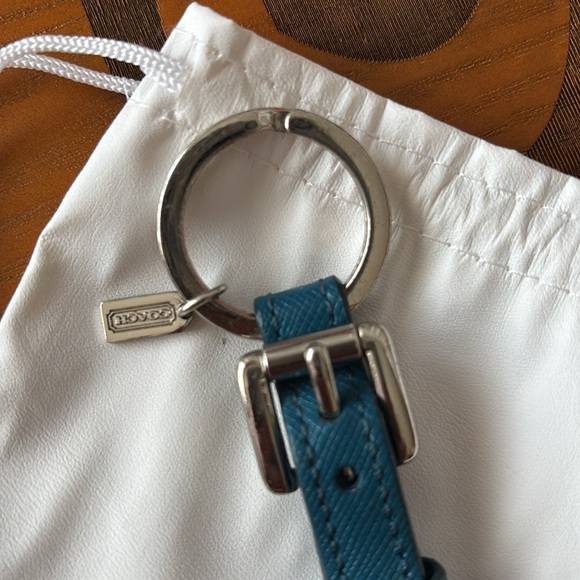 Coach Leather Key Ring - Picture 2 of 8